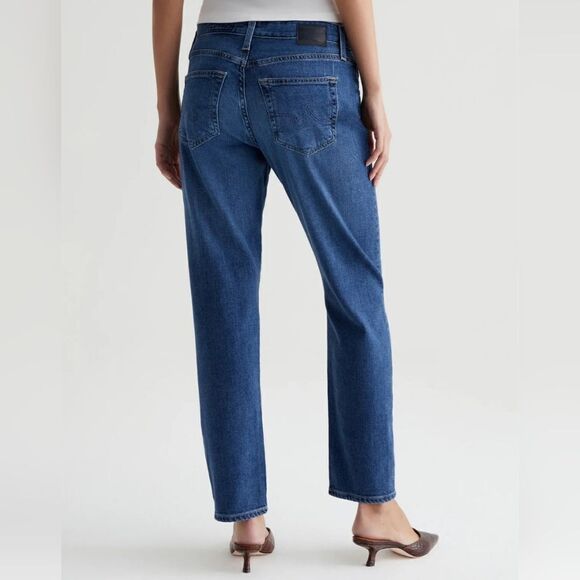 AG Adriano Goldschmied Ex-Boyfriend Slouchy Slim Blue Denim Jeans - Picture 5 of 16